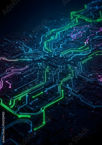 Obraz Circuit Board Abstract