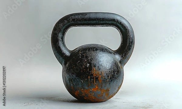 Fototapeta Kettlebell on white background