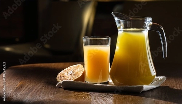 Fototapeta 瓶に入ったジュース