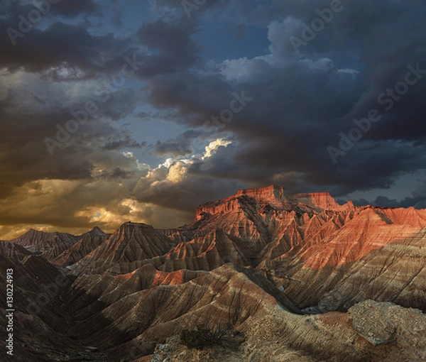 Obraz Bardenas sunset