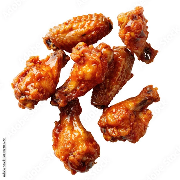 Fototapeta Buffalo wings Transparent Background