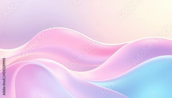Fototapeta Pastel Abstract background: pastel blissful dawn