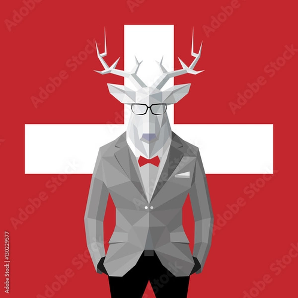 Obraz Switzerland deer