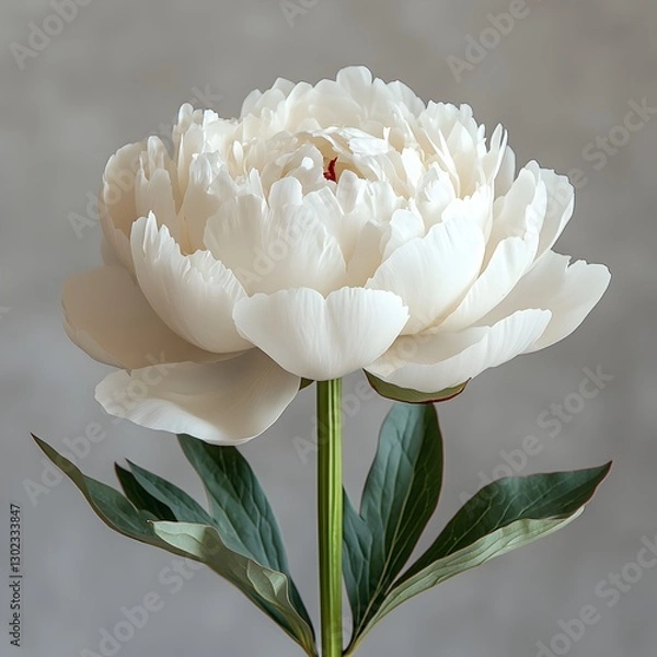 Obraz Delicate white flower blooming brightly against a soft background