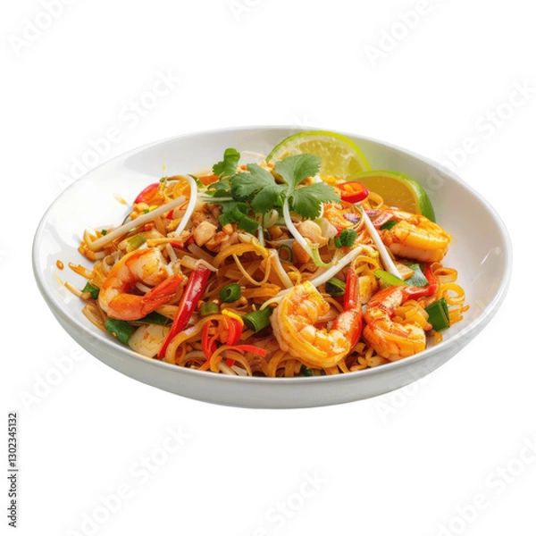 Fototapeta Pad thai transparent background