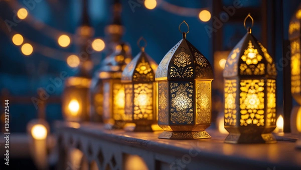 Fototapeta Ramadan Lantern Lights