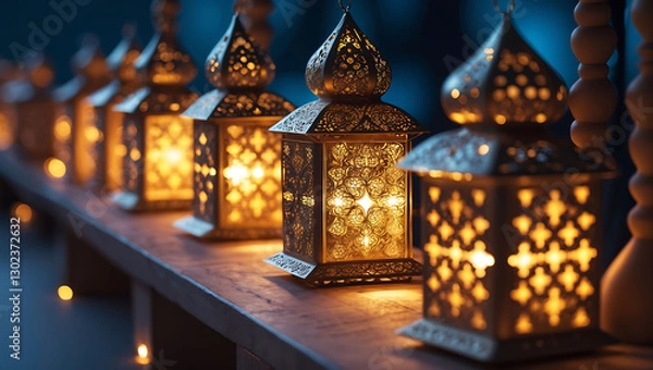 Fototapeta Ramadan Lantern Lights