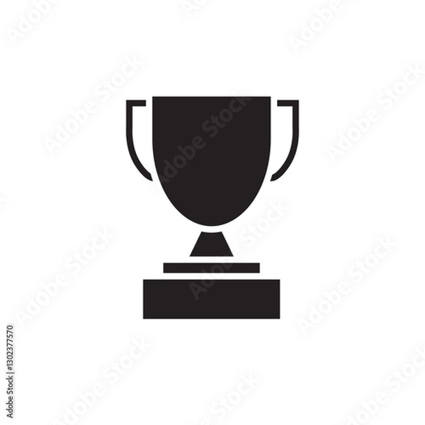 Obraz trophy design template icon vector illustration