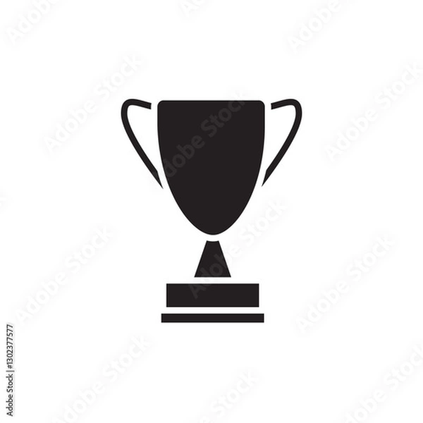 Obraz trophy design template icon vector illustration