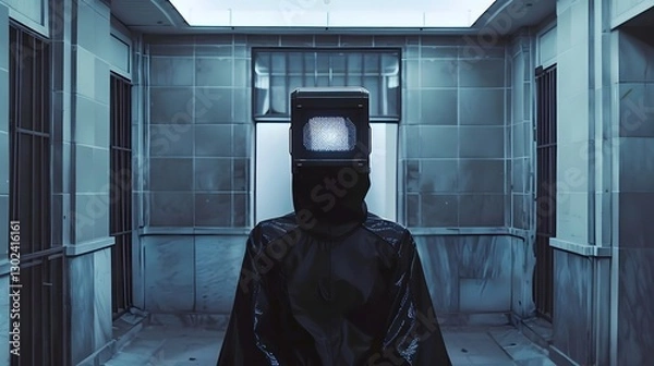 Fototapeta 荒廃的なSF風の画像 192 Generative AI