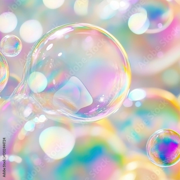 Obraz A background of iridescent liquid