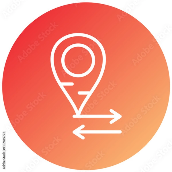 Fototapeta Arrow Vector Design Icon Style