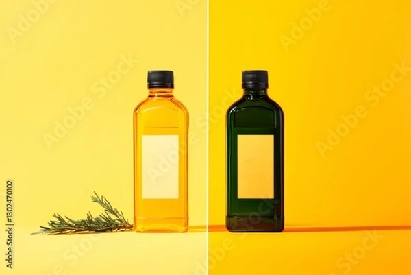 Fototapeta Explore the benefits of algae cooking oil as a healthy and sustainable alternative for culinary use