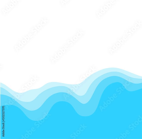 Obraz Sea water waves 