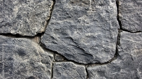 Obraz A detailed close-up of brick texture, highlighting its rough, porous surface.