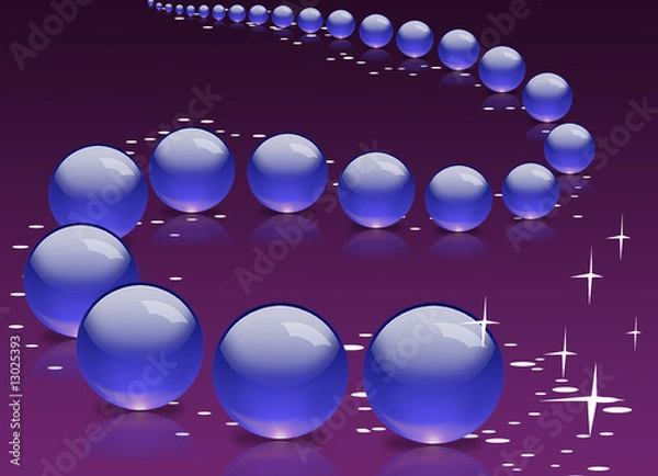 Obraz glass spheres