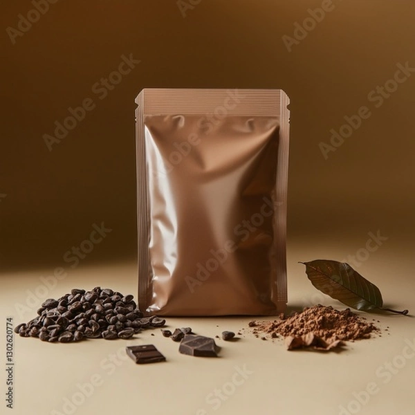 Obraz Plain protein pouch with simple background