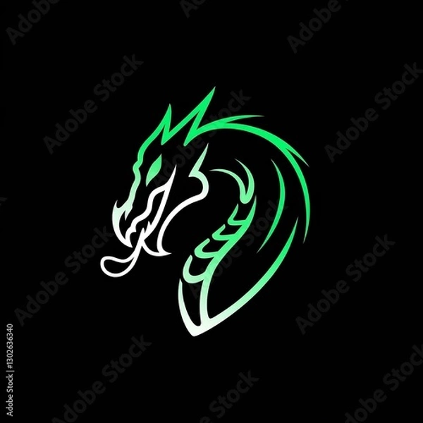 Obraz Dragon's T-shirt Design(AI)