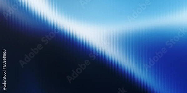 Fototapeta blue fractal glass gradient colorful wave blurred background, noise textured abstract transparent glass trendy wallpaper, for web, banner, fashion, technology