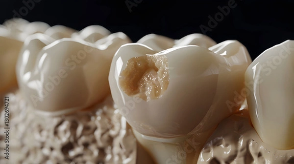 Obraz Broken tooth cavity