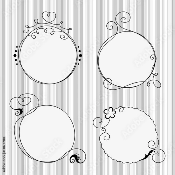 Obraz Hand drawn frames 3