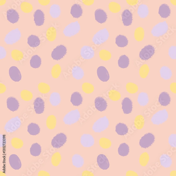 Fototapeta Easter Day, Beautiful Colorful and pastel seamless pattern background, wrapping, wallpaper, webcover