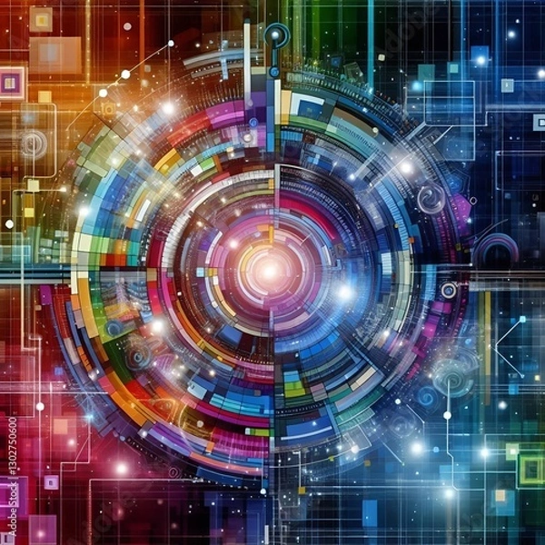 Fototapeta Advancing AI and IoT Integration: Revolutionizing Smart Technologies for Future Innovation	