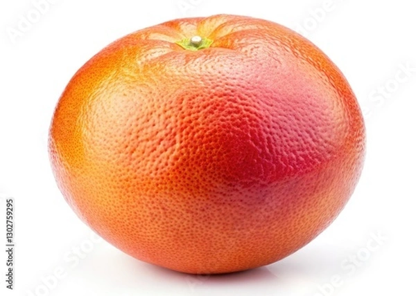 Fototapeta A fresh, isolated grapefruit showcased in a vibrant, high-resolution panoramic studio shot.