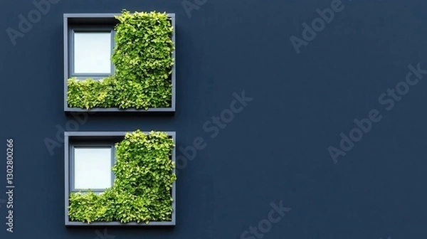 Obraz Dormitory with modular green walls and energyefficient systems, Real Estate  Dormitory  Architecture, sustainable building solutions