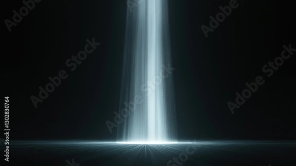 Fototapeta 1. **Holographic Light Spot HUD with Transparent Background**
