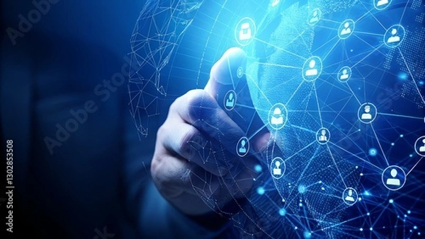 Obraz "Digital Innovation and Global Connectivity"