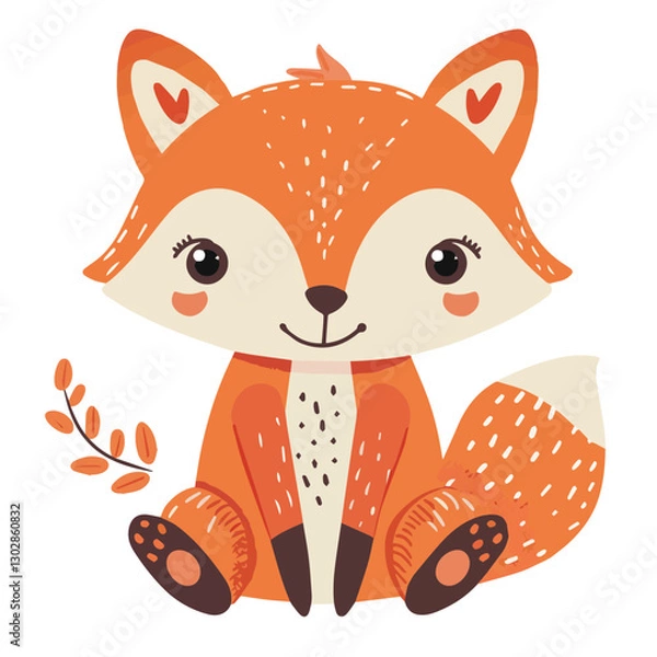 Obraz cute, animal, character, cartoon, vector, illustration, happy, set, graphic, design, baby, funny, zoo, art, background, adorable, collection, isolated, giraffe, children, bear, child, lion, wild, prin