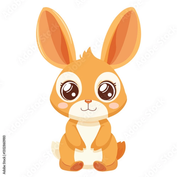 Obraz cute, animal, character, cartoon, vector, illustration, happy, set, graphic, design, baby, funny, zoo, art, background, adorable, collection, isolated, giraffe, children, bear, child, lion, wild, prin