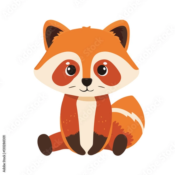 Obraz cute, animal, character, cartoon, vector, illustration, happy, set, graphic, design, baby, funny, zoo, art, background, adorable, collection, isolated, giraffe, children, bear, child, lion, wild, prin
