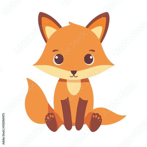 Obraz cute, animal, character, cartoon, vector, illustration, happy, set, graphic, design, baby, funny, zoo, art, background, adorable, collection, isolated, giraffe, children, bear, child, lion, wild, prin