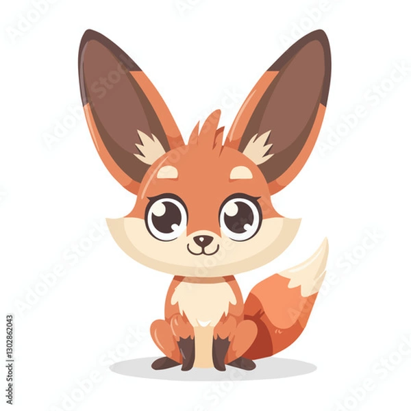 Obraz cute, animal, character, cartoon, vector, illustration, happy, set, graphic, design, baby, funny, zoo, art, background, adorable, collection, isolated, giraffe, children, bear, child, lion, wild, prin