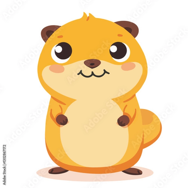 Obraz cute, animal, character, vector, cartoon, illustration, happy, set, design, graphic, funny, baby, zoo, art, adorable, background, collection, giraffe, children, isolated, lion, child, bear, print, wil