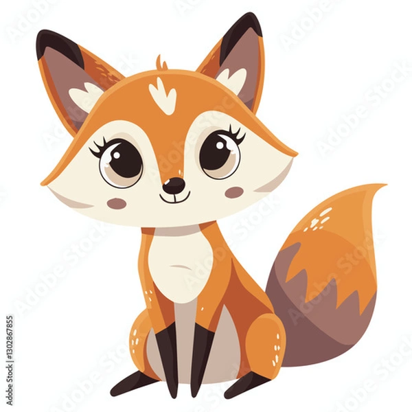 Obraz cute, animal, character, vector, cartoon, illustration, happy, set, design, graphic, funny, baby, zoo, art, adorable, background, collection, giraffe, children, isolated, lion, child, bear, print, wil