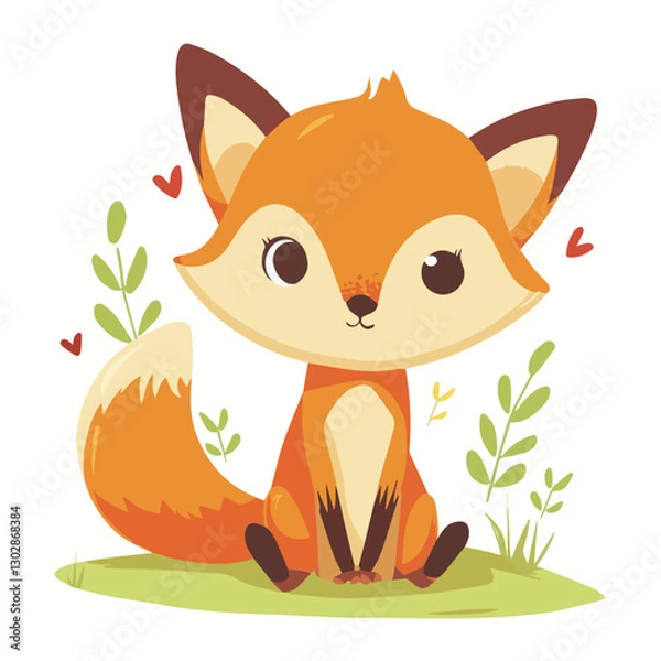 Obraz cute, animal, character, vector, cartoon, illustration, happy, set, design, graphic, funny, baby, zoo, art, adorable, background, collection, giraffe, children, isolated, lion, child, bear, print, wil