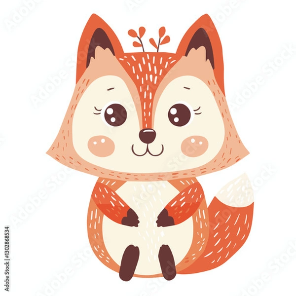 Obraz cute, animal, character, vector, cartoon, illustration, happy, set, design, graphic, funny, baby, zoo, art, adorable, background, collection, giraffe, children, isolated, lion, child, bear, print, wil