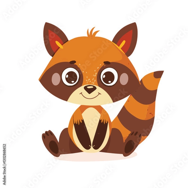 Obraz cute, animal, character, vector, cartoon, illustration, happy, set, design, graphic, funny, baby, zoo, art, adorable, background, collection, giraffe, children, isolated, lion, child, bear, print, wil