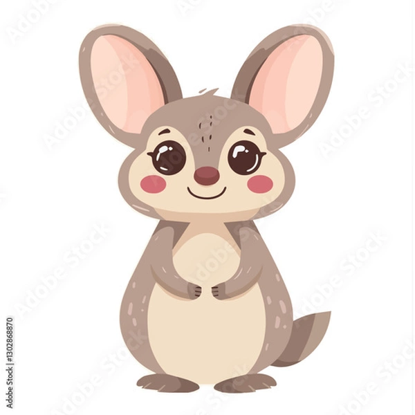Obraz cute, animal, character, vector, cartoon, illustration, happy, set, design, graphic, funny, baby, zoo, art, adorable, background, collection, giraffe, children, isolated, lion, child, bear, print, wil