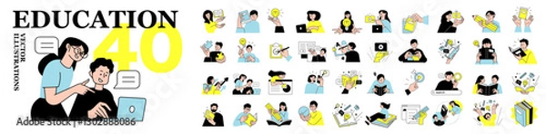 Obraz 教育イラストセット