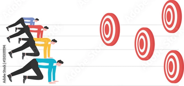 Fototapeta Financial goals, long term and short term. intermediate goals. basis of a holistic financial plan. Financial risk management.

