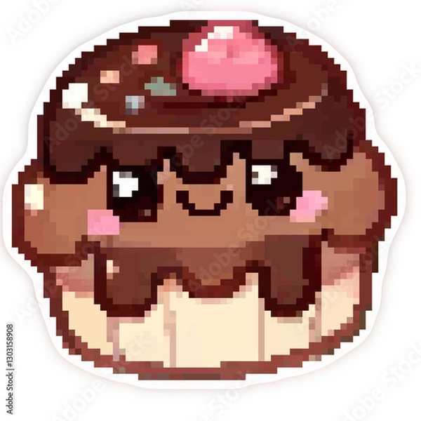 Fototapeta PIXEL SOUFFLE STICKER