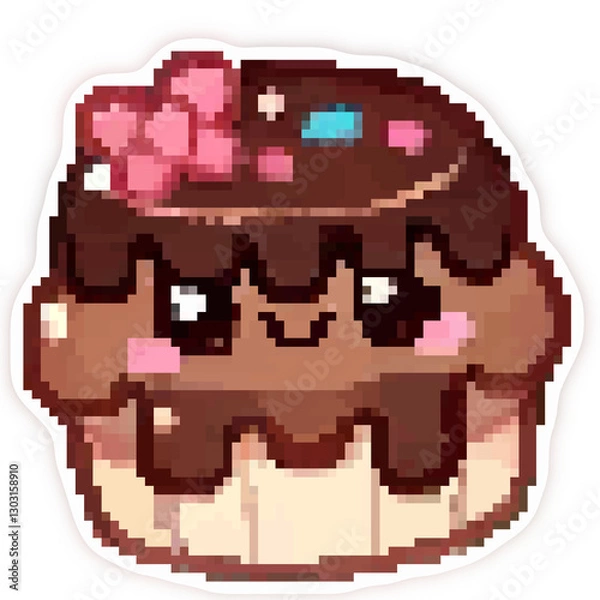 Fototapeta PIXEL SOUFFLE STICKER