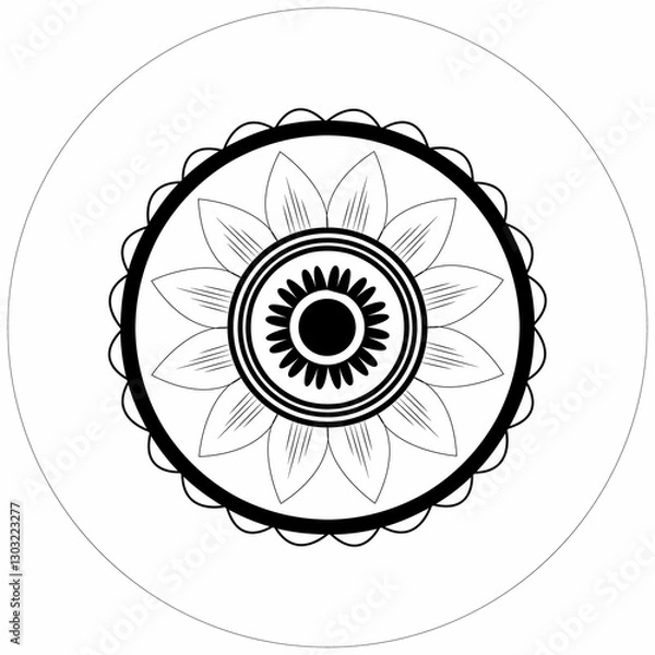 Obraz mandala design vector