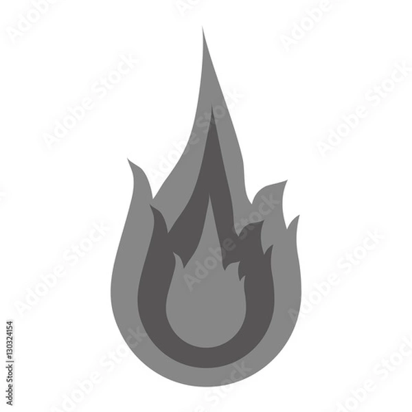 Fototapeta fire flame icon image vector illustration design 