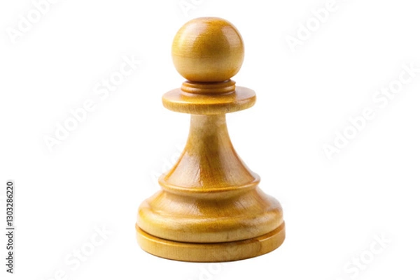 Fototapeta chess pieces isolated on white background