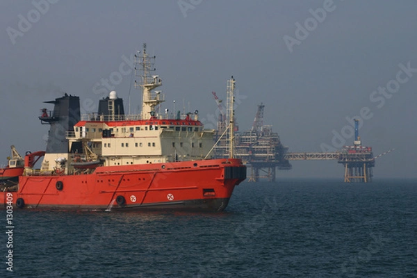 Obraz oil rig support